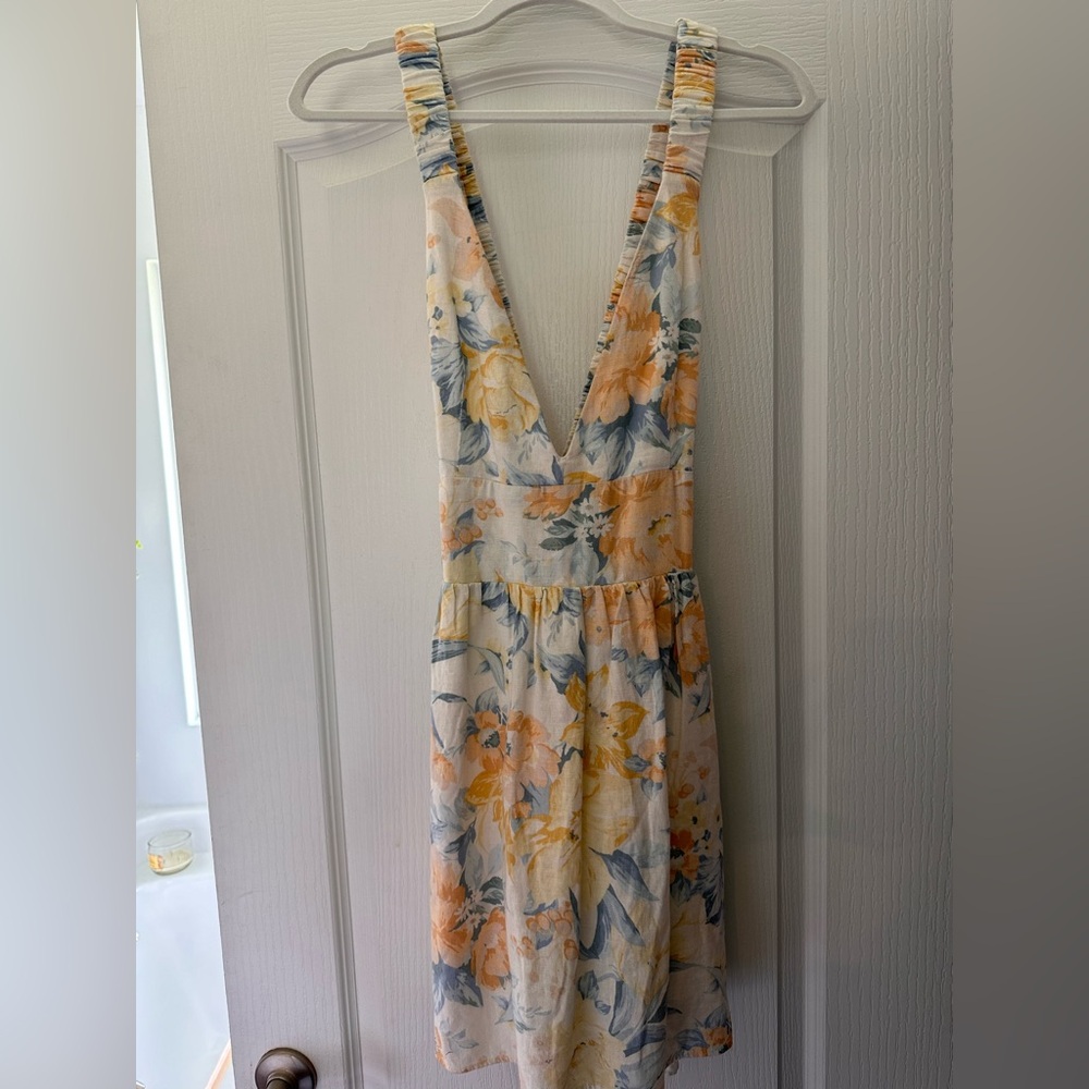 Abercrombie & Fitch Floral Romper Dress